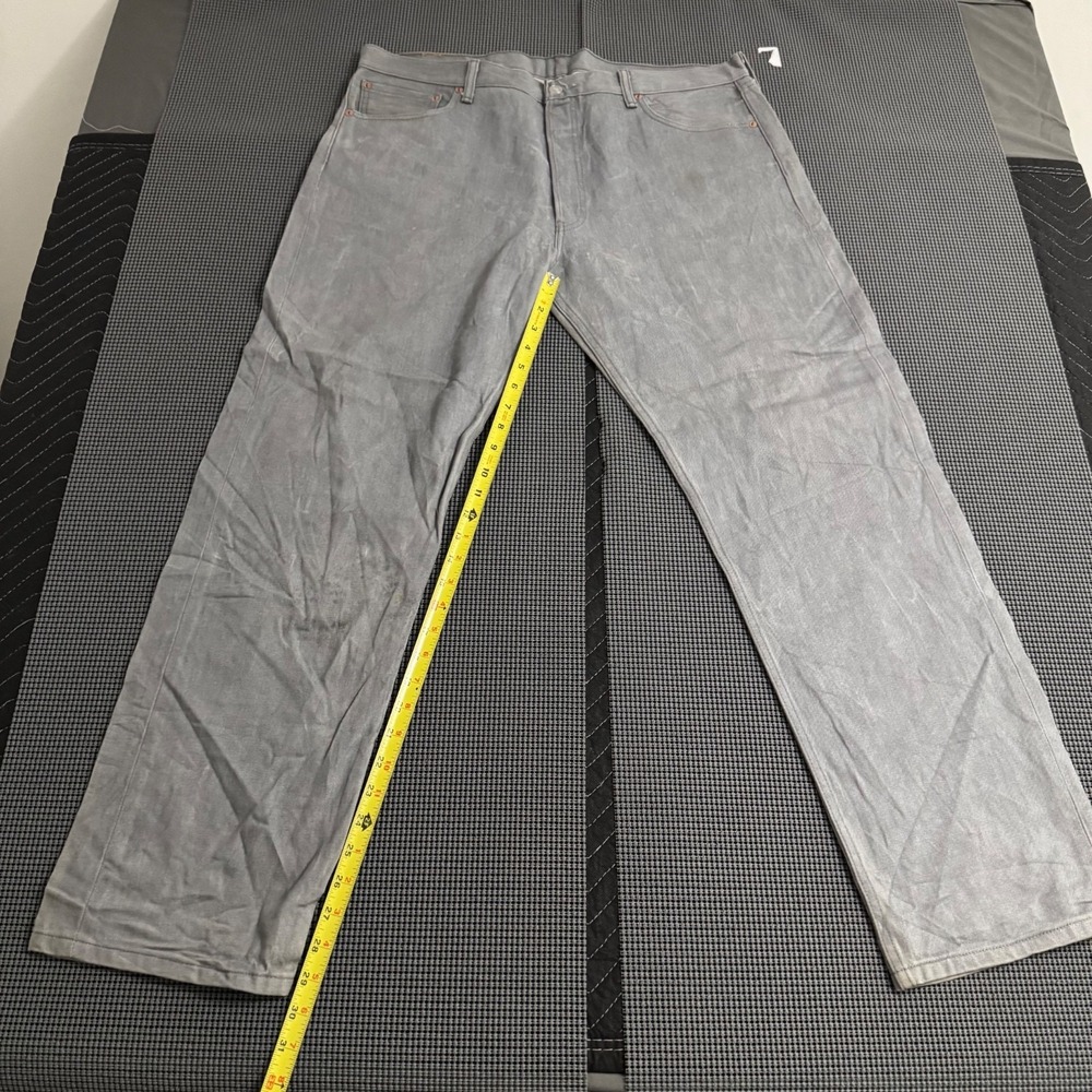 Levi's 501XX 6-Button VTG Fly‎ Jeans Gray Mens 38x32 - Picture 2 of 16